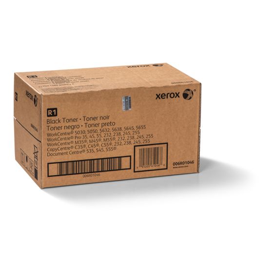 Black Toner Cartridge and Waste Bottle - WorkCentre M35/M45/M55, 232/238, 245/255, 5030/5050, 5135/5150, 5632/5638, 5735/5740/5745/5755 5645/5655, WorkCentre Pro 35/45/55, 232/238, 245/255 or CopyCentre C35/C45/C55, 232/238, 245/255