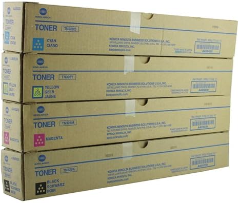 Konica Minolta Bizhub C250i/C300i/C360i (TN328) Toner Set - Free Shipping