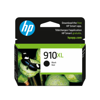 HP 910XL High Yield Black Original Ink Cartridge, 3YL65AN#140